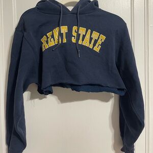 Kent State Crop Hoodie